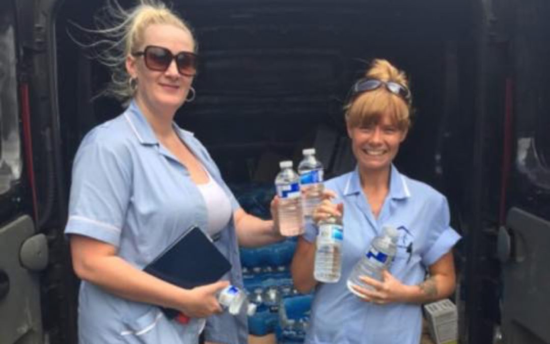 800 Water Bottles Delivered for our Service Users